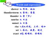 初中英语冀教版八年级下册Lesson1 How is the weather?课件PPT