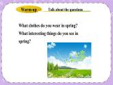 Unit 1 Lesson6 Stories about Spring  课件+教案
