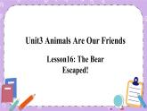 Unit 3 Lesson16 The Bear Escaped 课件+教案