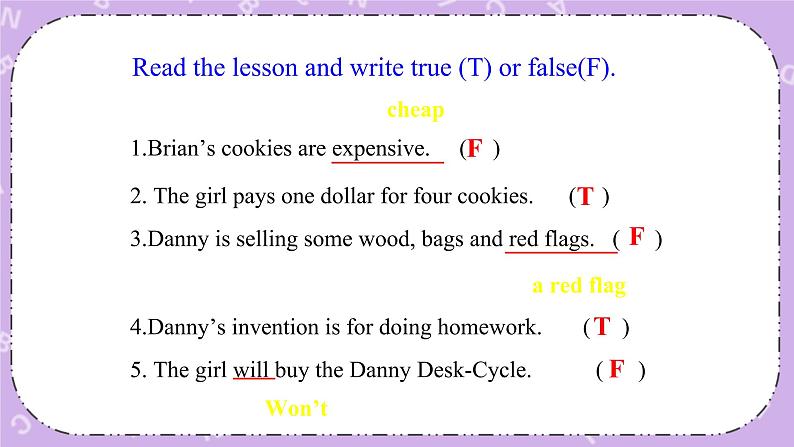 Unit 5 Lesson26 cookies ,please 课件+教案06