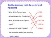 Unit 6 Lesson33 2800 Years of Sports 课件+教案