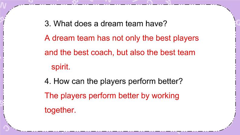 Unit 6 Lesson35 The Dream Team 课件第8页