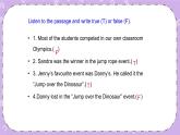 Unit 6 Lesson36 Classroom Olympics 课件+教案
