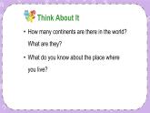 Unit 7 Lesson38 The World Is a Big Place 课件+教案
