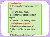 Unit 7 Lesson39 Ring Up or Call 课件+教案