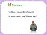 Unit 7 Lesson40 Body Language 课件+教案