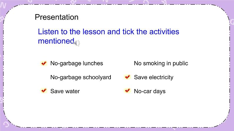 Unit 8 Lesson44 Environment Clubs 课件+教案05