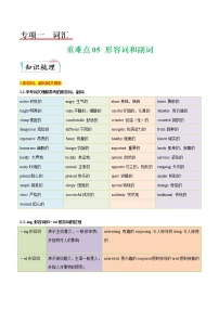 【备考2023】中考英语重难点专题特训学案（全国通用）—— 04 代词  （原卷版+解析版）