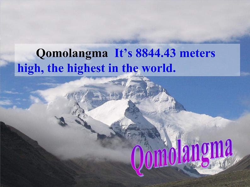 八年级英语人教版下册  Unit 7 What’s the highest mountain in the world？Section A  课件304