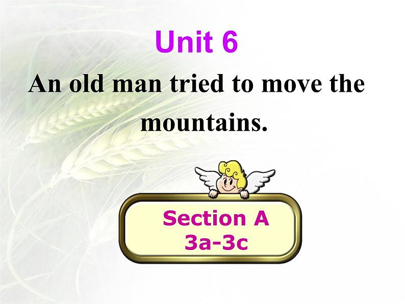 八年级人教版英语下册Unit 6 An old man tried to move the mountains.Section A     课件05