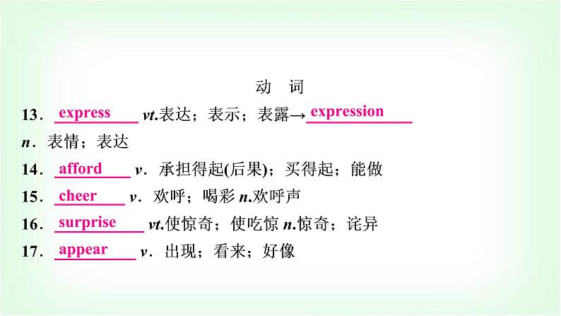 外研版中考英语复习第22天词汇背记课件第4页