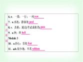外研版中考英语复习考点精讲十九九年级(下)Modules 1－3基础检测课件