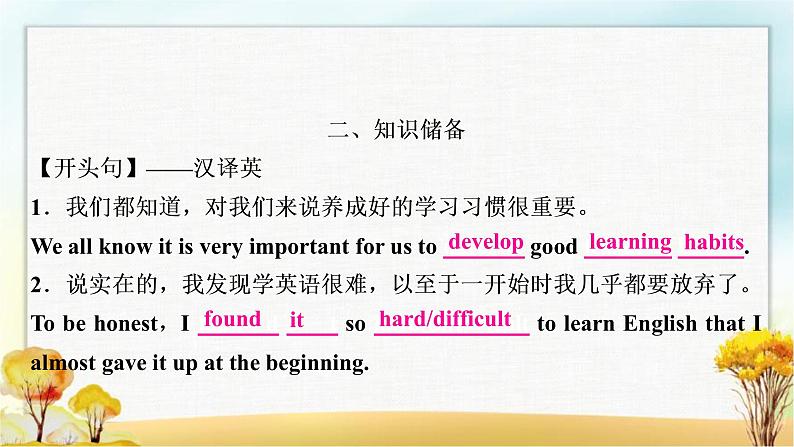 人教版中考英语复习题型专题四书面表达（7）语言学习教学课件第4页