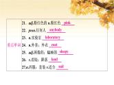 人教版中考英语复习考点精讲十九九年级Units7-8基础检测课件