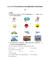 2022-2023学年山东省青岛市九年级上册英语期末专项提升模拟试卷（含解析）