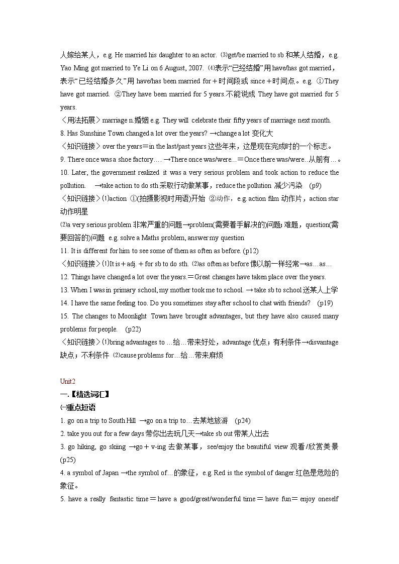 牛津译林版英语8B unit1—unit6 知识点归纳03