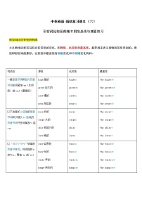 中考英语复习资料大全——形容词比较级的基本用法总结与真题练习（6）