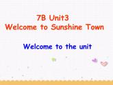 Unit3 Welcome to the unit 课件 2021-2022学年译林版英语七年级下册