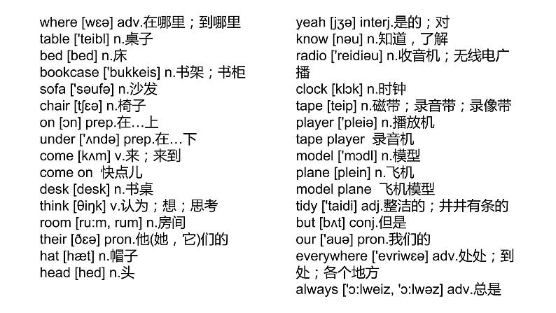 人教版七年级上册unit4课件第4页