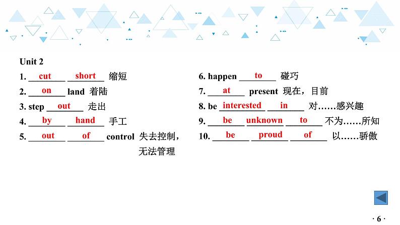 中考总复习英语 教材知识梳理—九年级下册 Units 1~2课件第7页