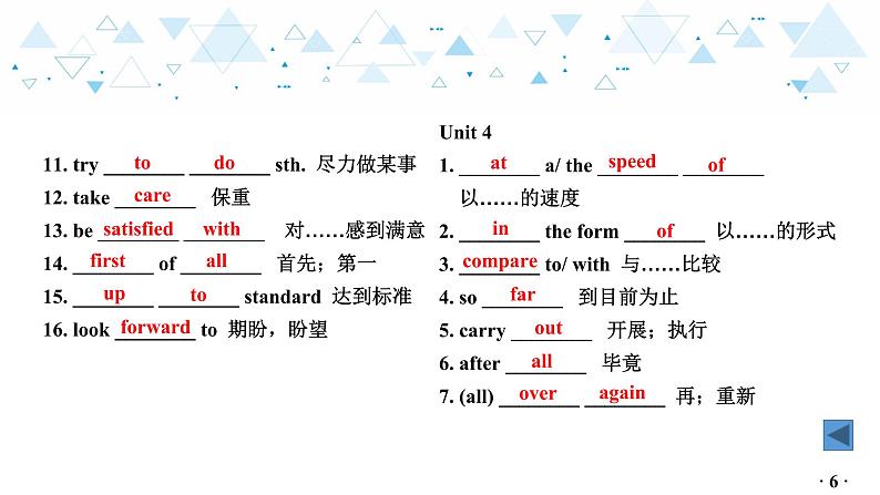 中考总复习英语 教材知识梳理—九年级下册 Units 3~4课件第7页