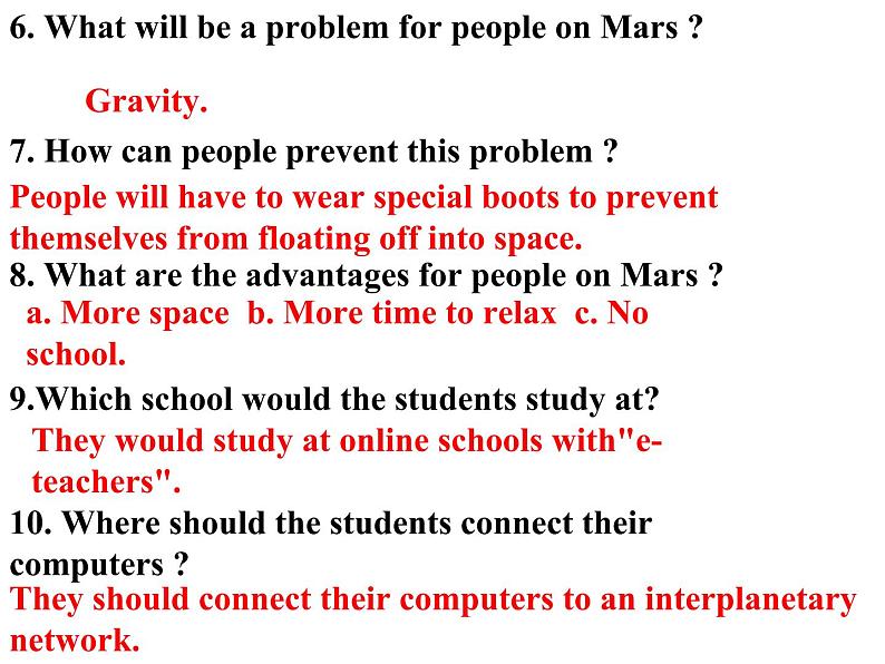 Unit4 Life on Mars Reading2课件 译林版英语 九年级下册04