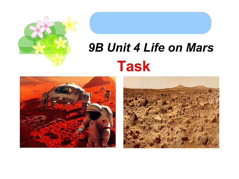 Unit4 Life on Mars Task课件 译林版英语 九年级下册01