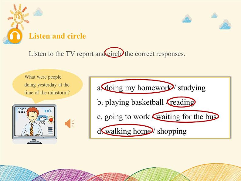 Unit5 What were you doing when the rainstorm came？Section A 1a-2c. (3)课件PPT08