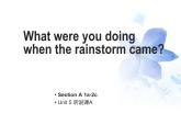 Unit5 What were you doing when the rainstorm came？Section A 1a-2c..课件PPT