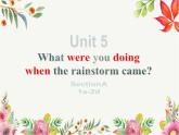 Unit5 What were you doing when the rainstorm came？Section A 1a-2c.课件PPT