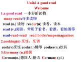 Unit4 A good read 知识点归纳总结译林版英语八年级下册课件PPT