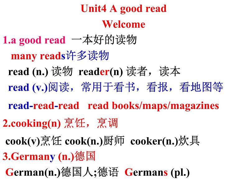 Unit4 A good read 知识点归纳总结译林版英语八年级下册课件PPT第1页