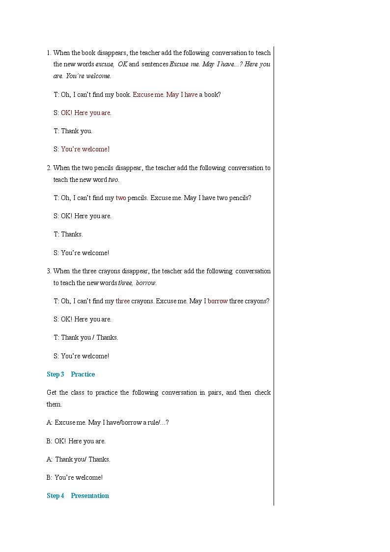 冀教版英语七年级上 UNIT1 Lesson 5 教学课件+教案03