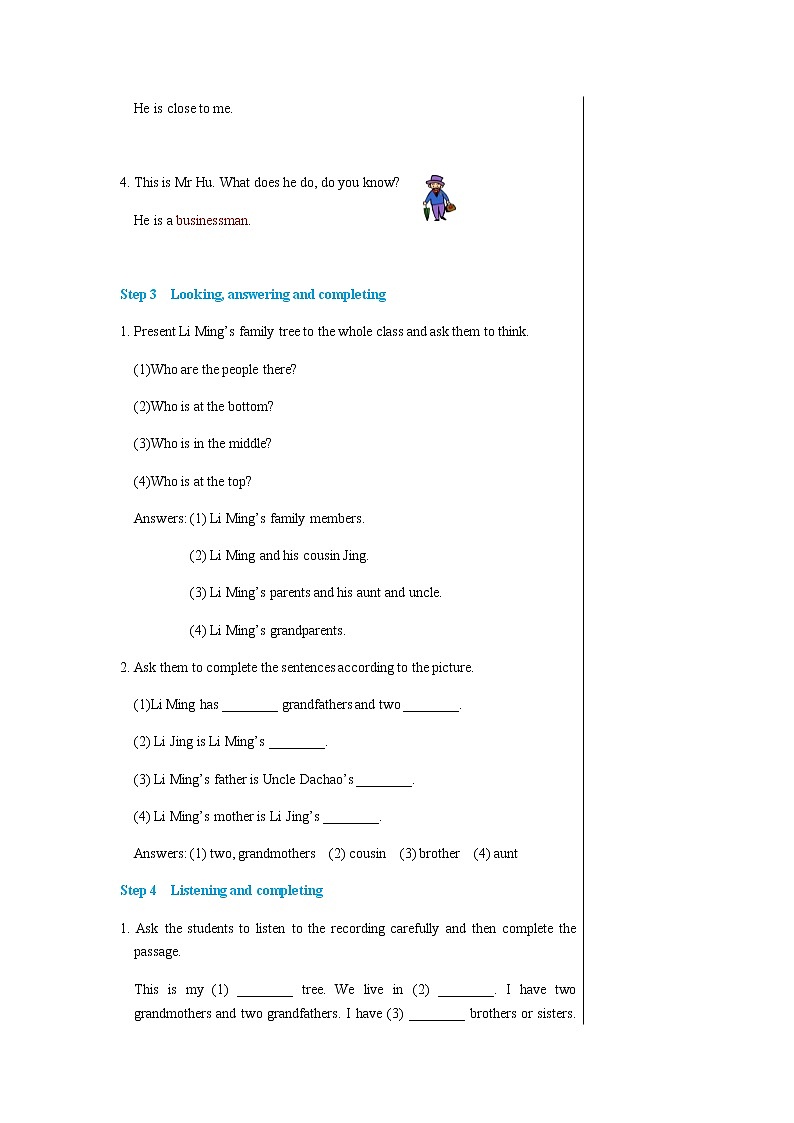 冀教版英语七年级上 UNIT5 Lesson 26 教学课件+教案03