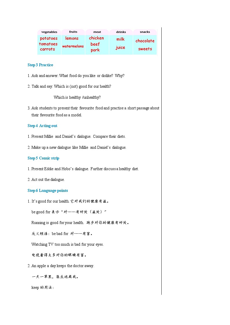 译林牛津版中学英语七年级上册Unit 6 Comic strip & Welcome to the unit教学课件+教案03