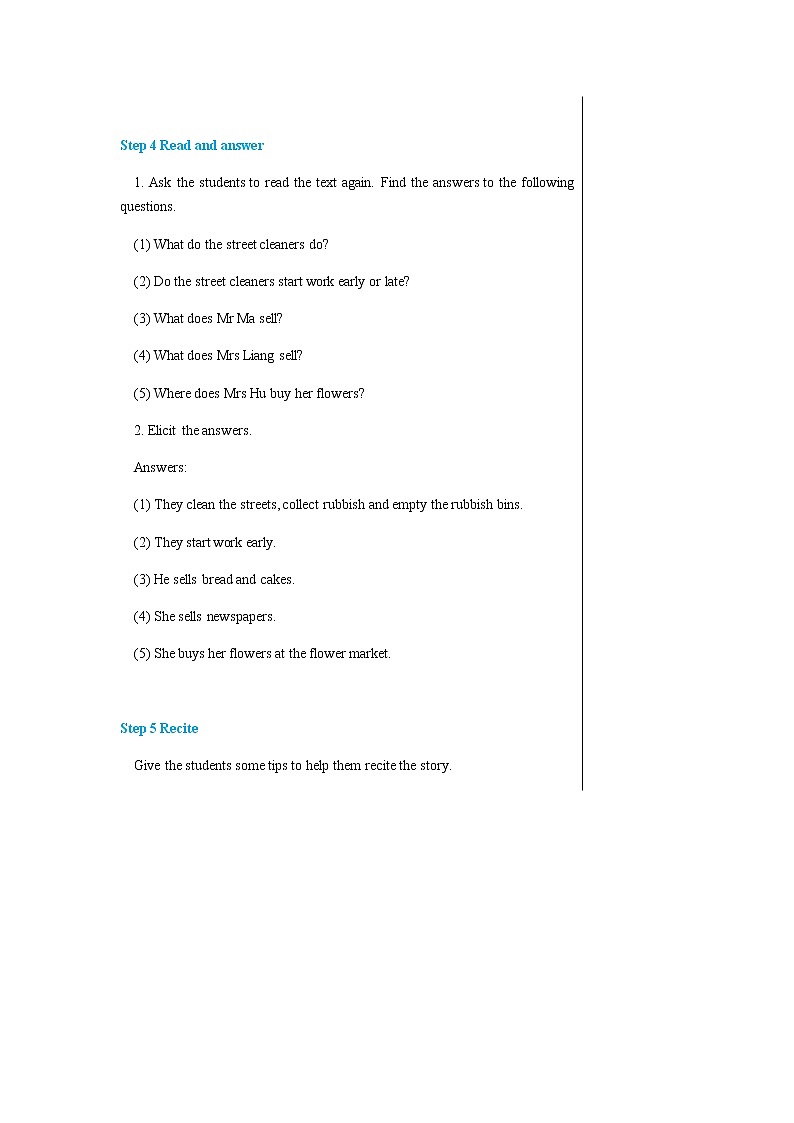 牛津上海版中学英语七年级上Unit 4 Jobs people do Stage 5教学课件+教案03