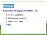 牛津上海版中學(xué)英語七年級上Unit 8 Growing healthy, growing strong Stage 2教學(xué)課件+教案