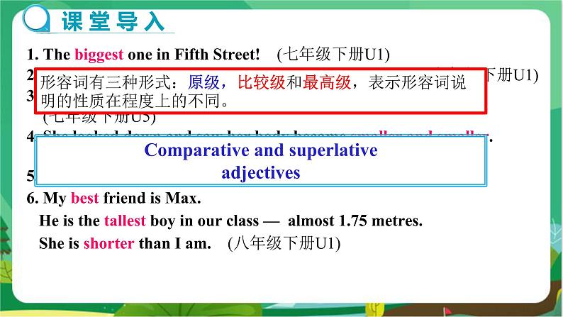 译林牛津版中学英语八年级上册Unit 1 Grammar教学课件+教案03