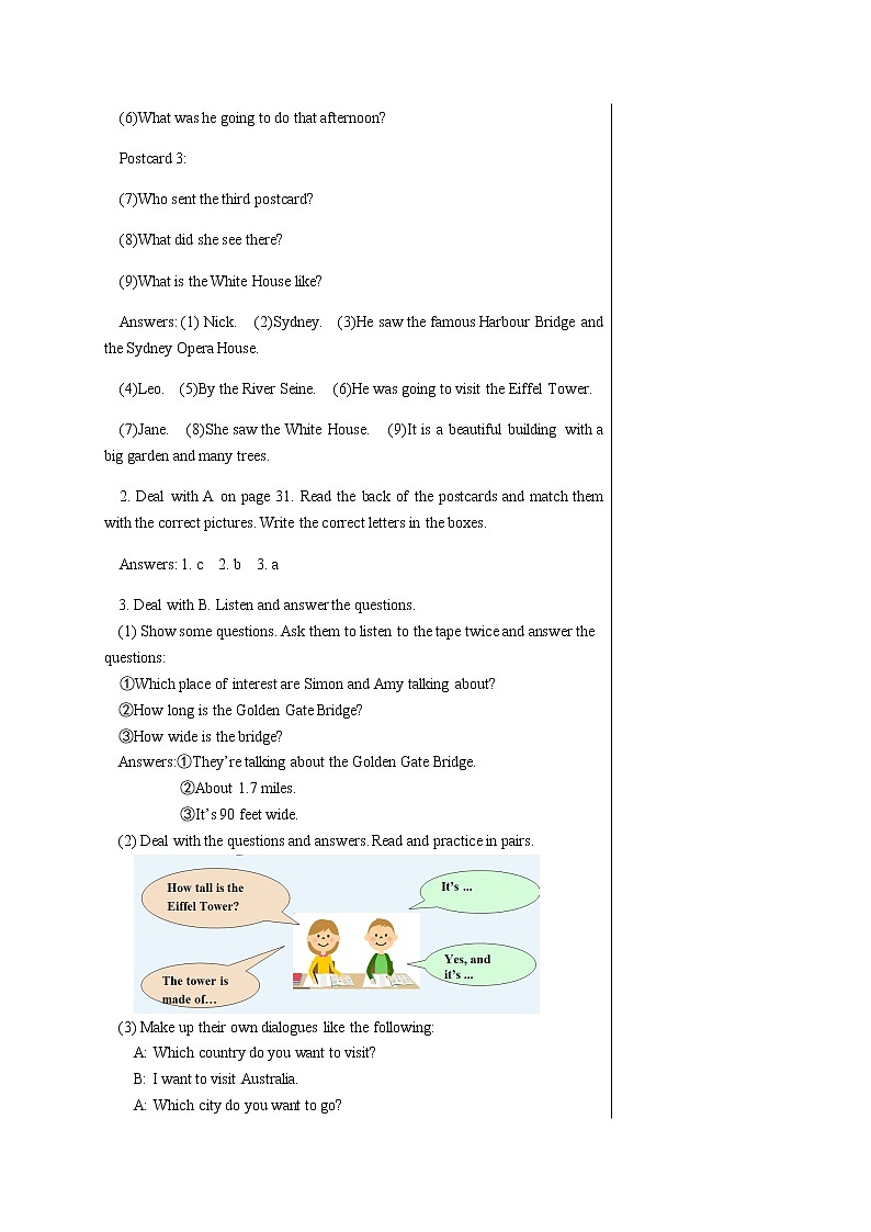 译林牛津版中学英语八年级上册Unit 3 Comic strip and welcome to the unit教学课件+教案03