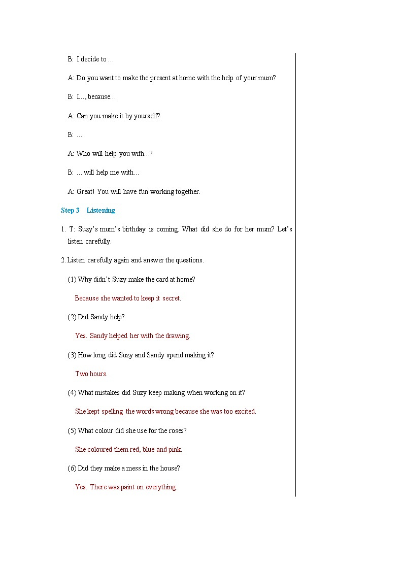 译林牛津版中学英语八年级上册Unit 4 Task教学课件+教案03