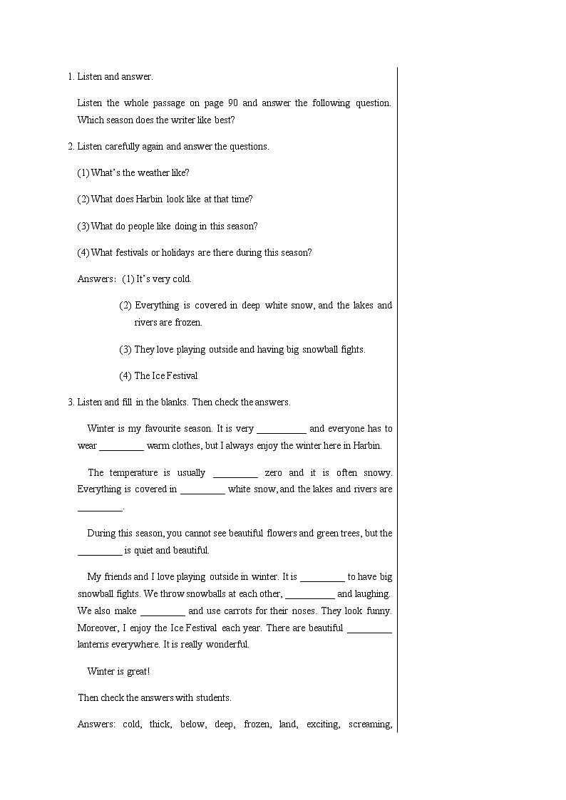 译林牛津版中学英语八年级上册Unit 7 Task教学课件+教案03