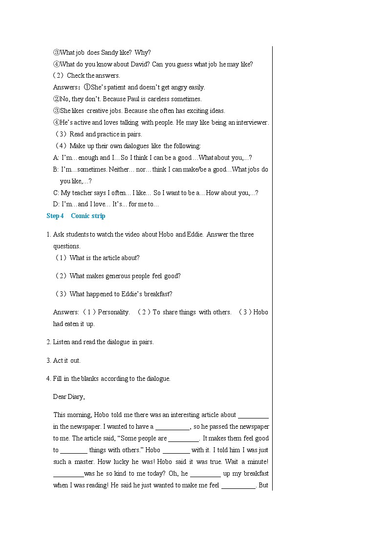 译林牛津版中学英语九年级上册Unit 1 Comic strip & Welcome to the unit教学课件+教案03