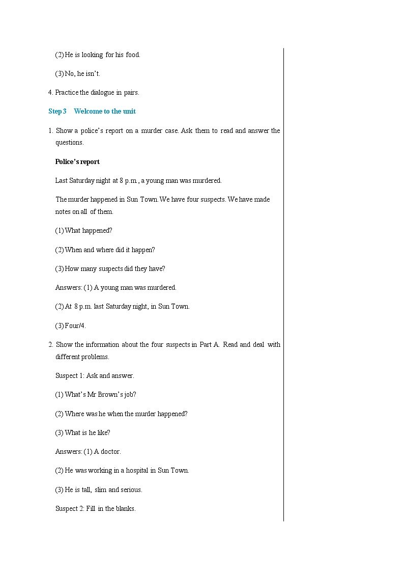 译林牛津版中学英语九年级上册Unit 8 Comic strip & Welcome to the unit教学课件+教案03