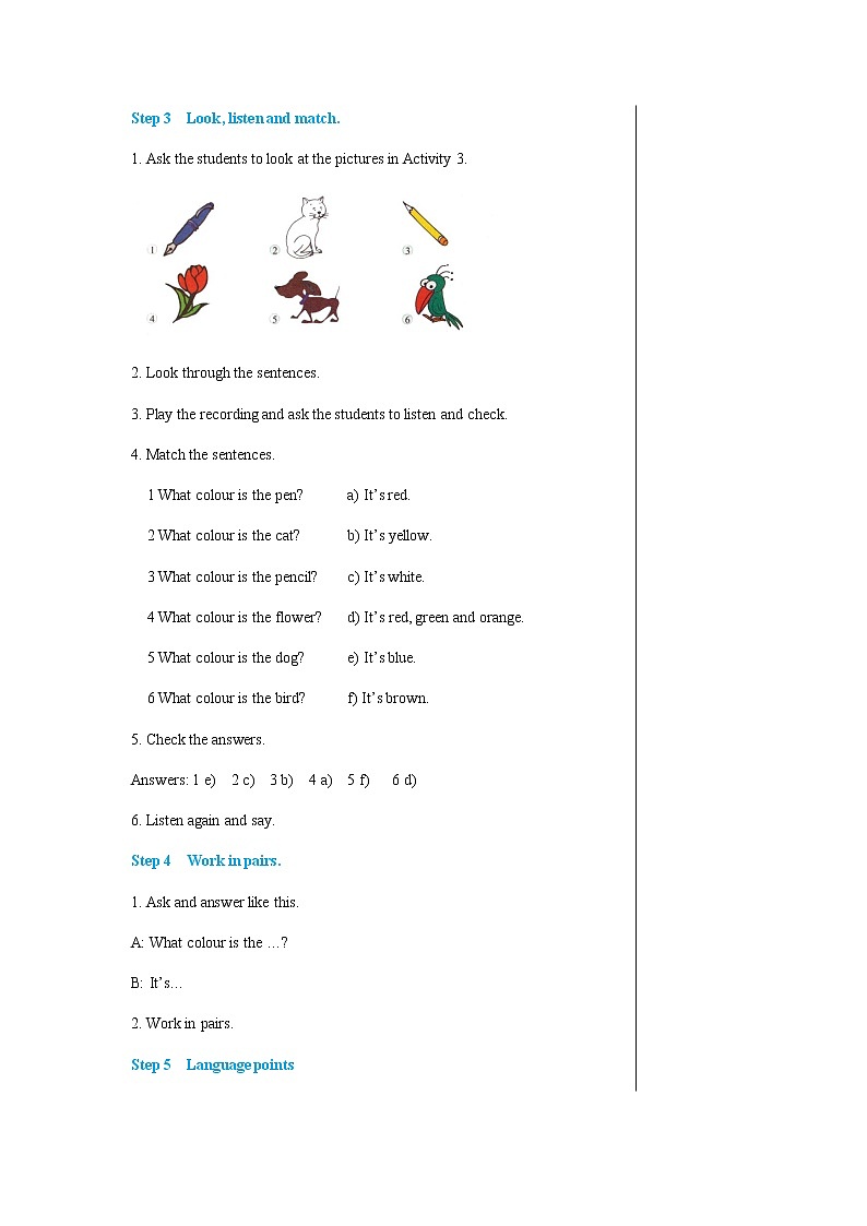 外研英语七上 Starter Module 3 Unit 3 PPT课件+教案03