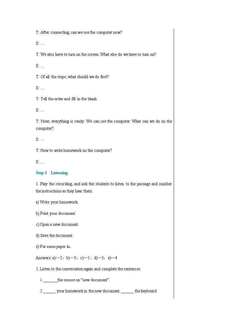 外研英语七上 Module 7 Unit 1 PPT课件+教案03