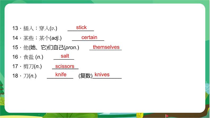 冀教版英语九年级上 Unit 3 Unit Review 教学课件+教案06