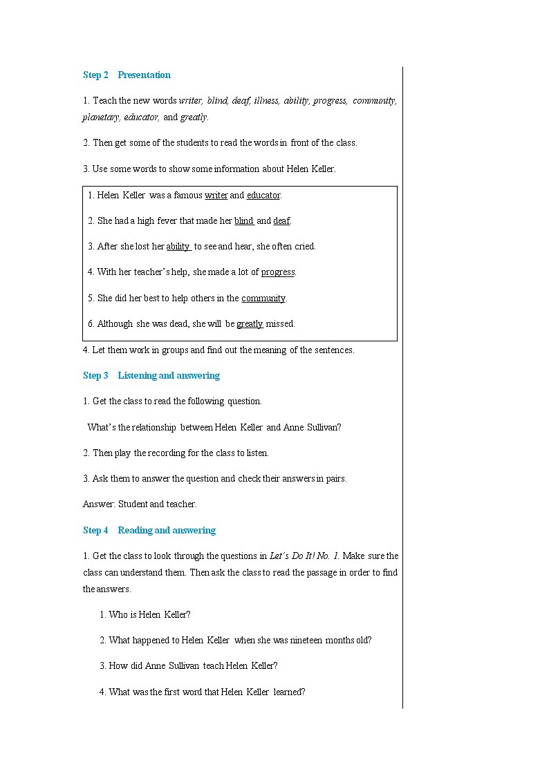 冀教版英语九年级上 Unit 2 Lesson 10 教学课件+教案03