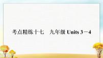 中考英语复习考点精练十七九年级Units 3－4作业课件