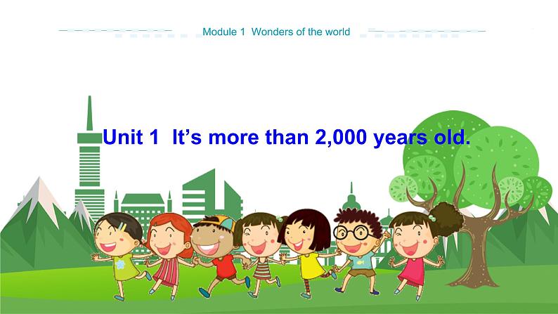 外语教研版中学英语九年级上Module 1 Unit 1第1页