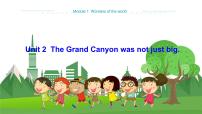 外研版 (新标准)九年级上册Unit 2 The Grand Canyon was not just big.教学课件ppt